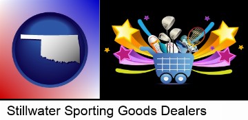 a sporting goods shopping cart in Stillwater, OK