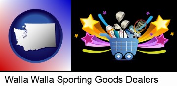 a sporting goods shopping cart in Walla Walla, WA